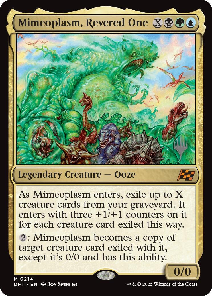 Image for Mimeoplasm, Revered One (214) - Magic: The Gathering