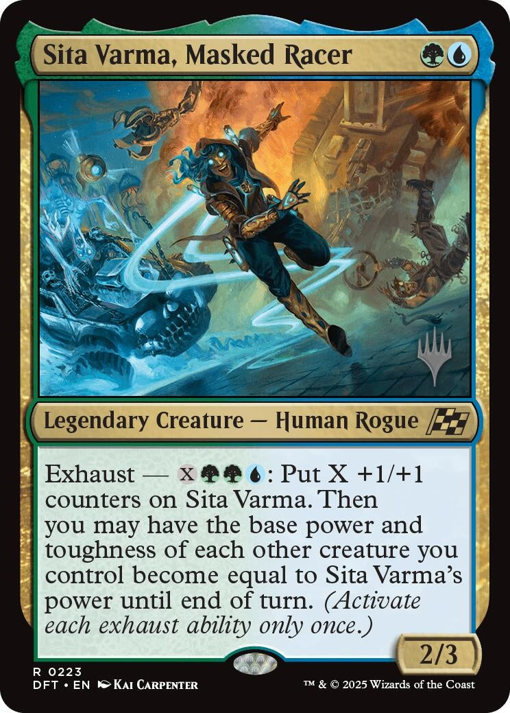 Image for Sita Varma, Masked Racer (223) (PPDFT) - Magic: The Gathering