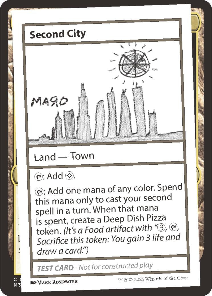 Image for Second City (UNK) - Magic: The Gathering