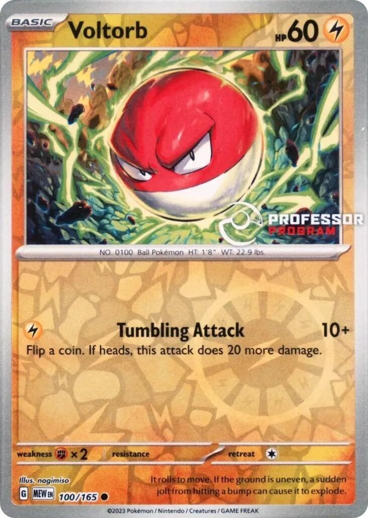 Image for Voltorb (100/165) (PPP) - Pokemon