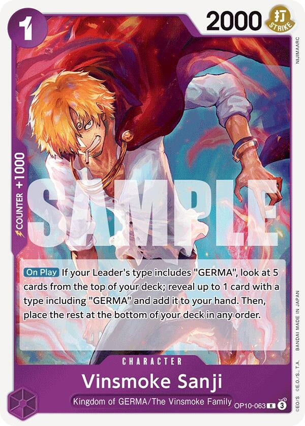 Vinsmoke Sanji (OP10-063) (OP10)