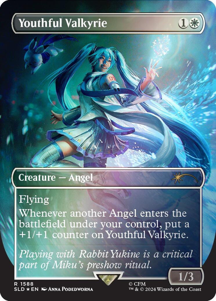 Image for Youthful Valkyrie (Rainbow Foil) (1588) - Magic: The Gathering
