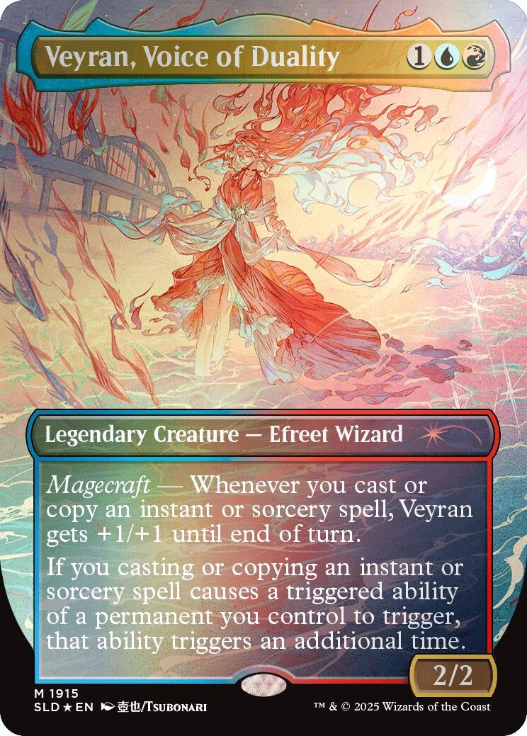 Image for Veyran, Voice of Duality (Rainbow Foil) (1915) - Magic: The Gathering
