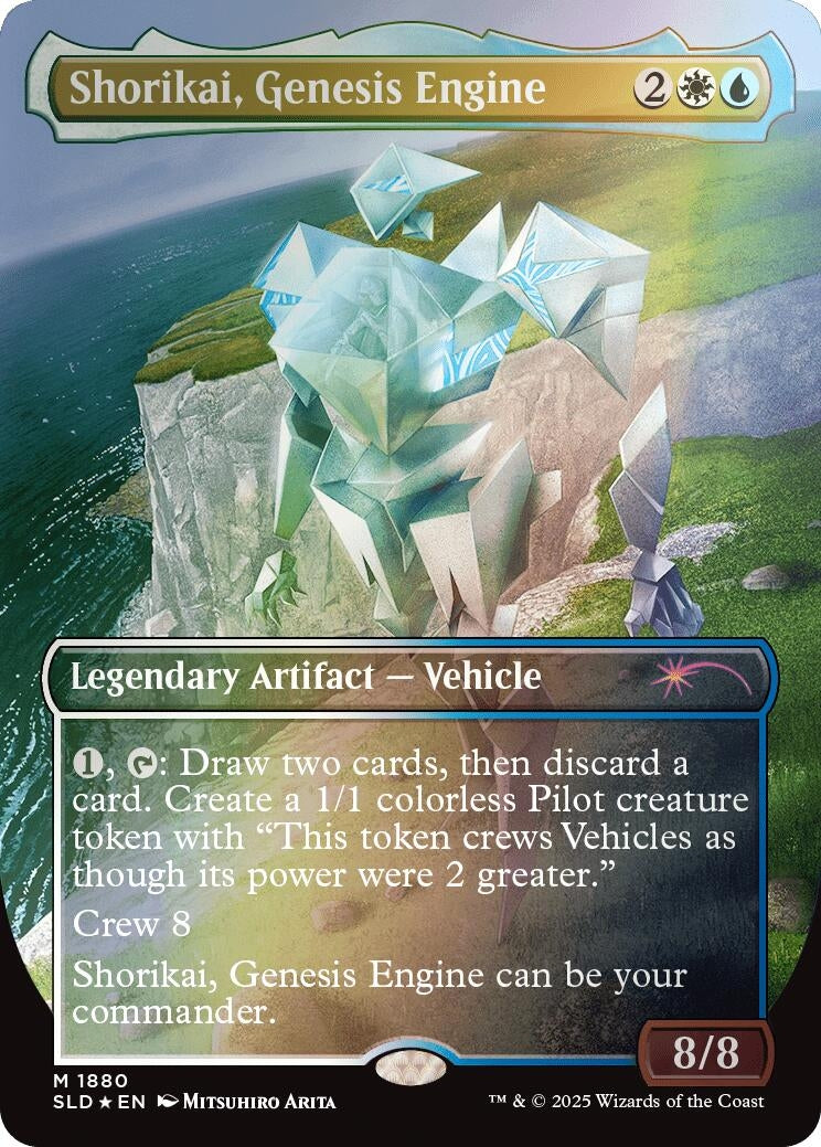 Image for Shorikai, Genesis Engine (Rainbow Foil) (1880) - Magic: The Gathering