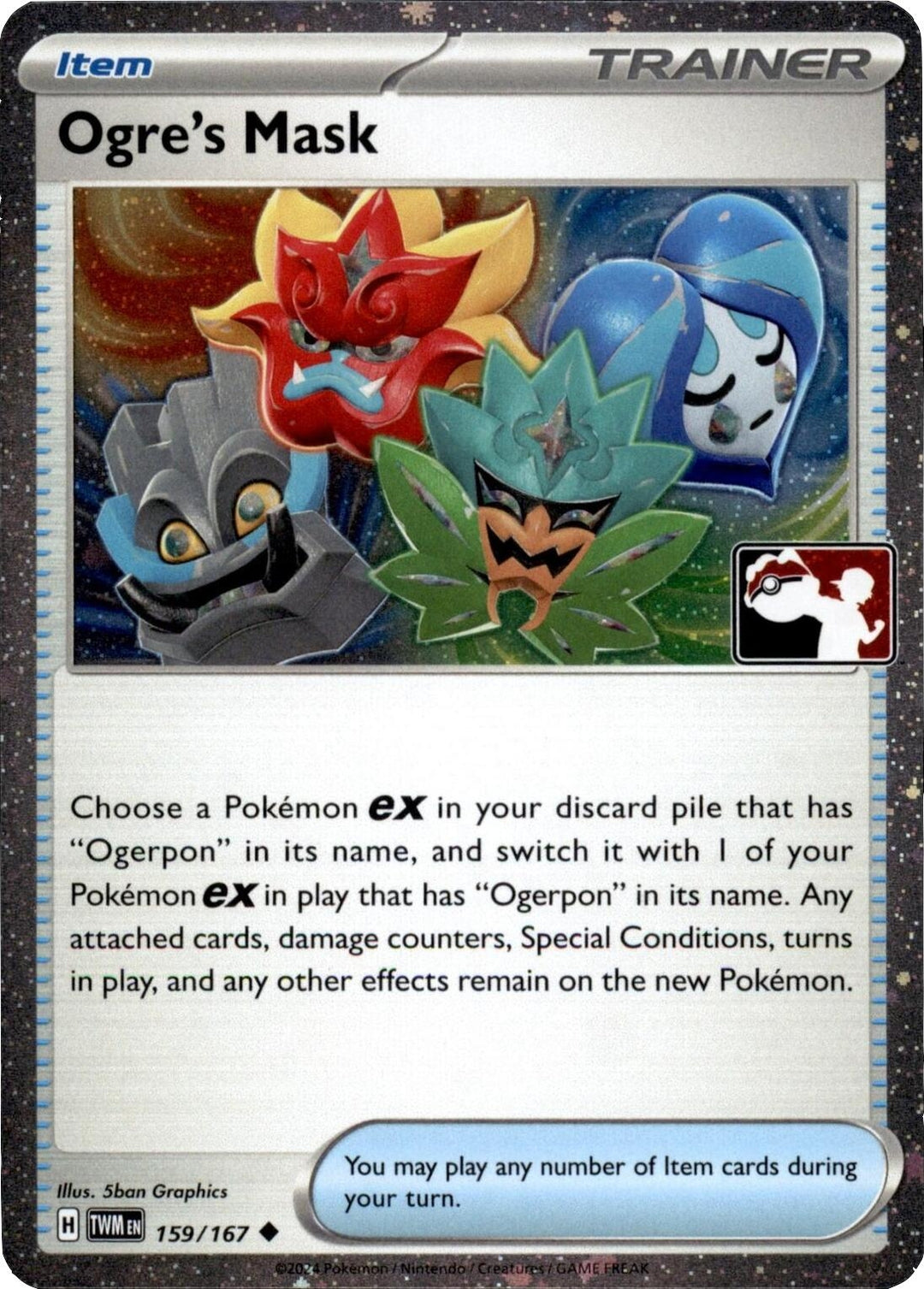 Image for Ogre's Mask - 159/167 (Cosmos Holo) (159/167) - Pokemon