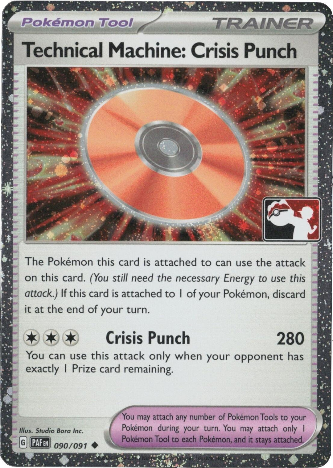 Image for Technical Machine: Crisis Punch - 090/091 (Cosmos Holo) (090/091) - Pokemon