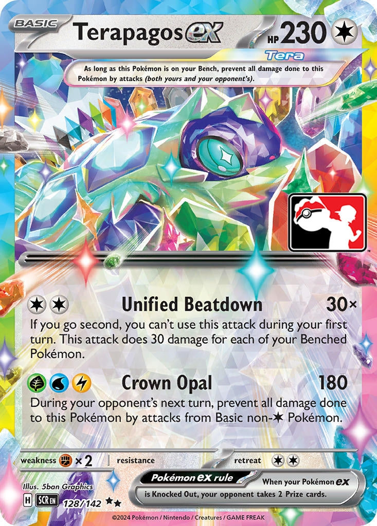 Image for Terapagos ex - 128/142 (Prize Pack Series 6) (128/142) - Pokemon