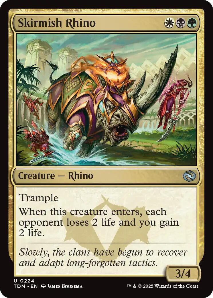Image for Skirmish Rhino (224) - Magic: The Gathering