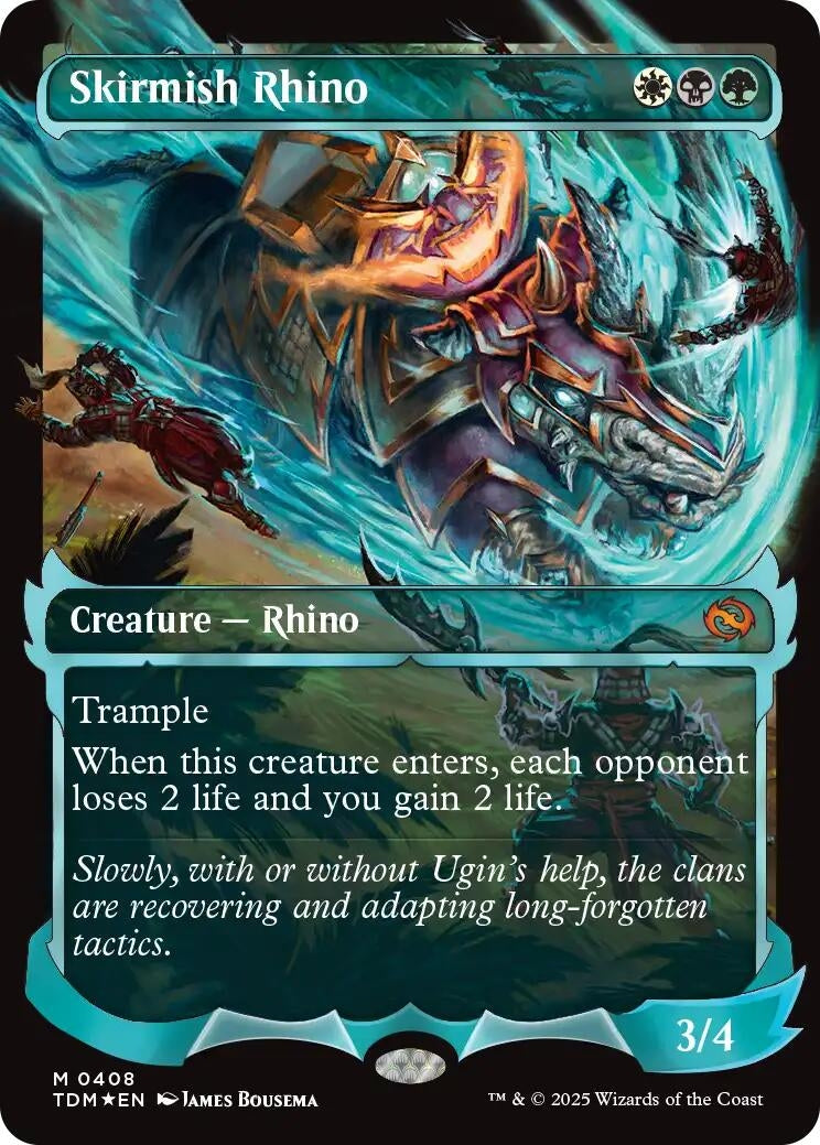 Image for Skirmish Rhino (Showcase) (408) - Magic: The Gathering