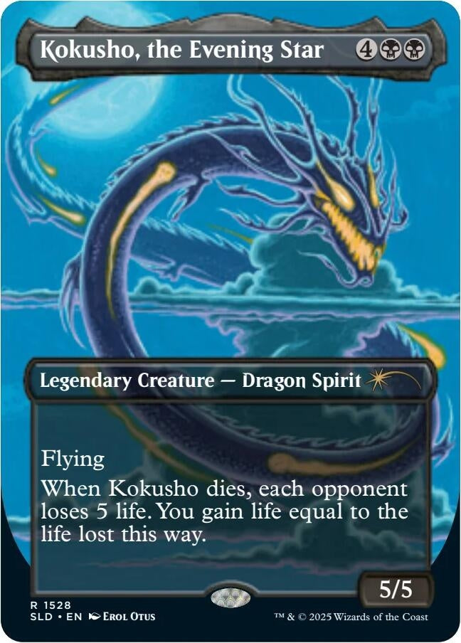 Image for Kokusho, the Evening Star (Rainbow Foil) (1528) - Magic: The Gathering