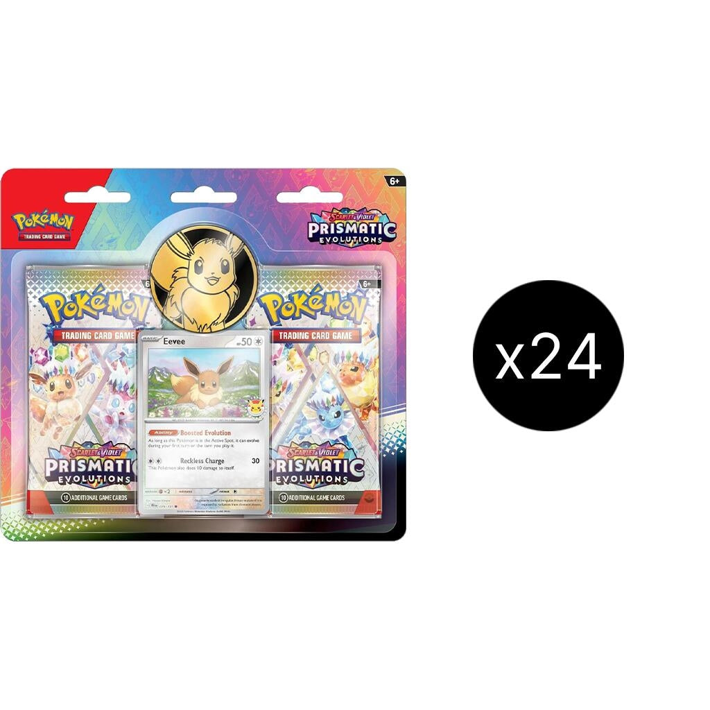 Image for Prismatic Evolutions 2-Pack Blister Case - Pokemon