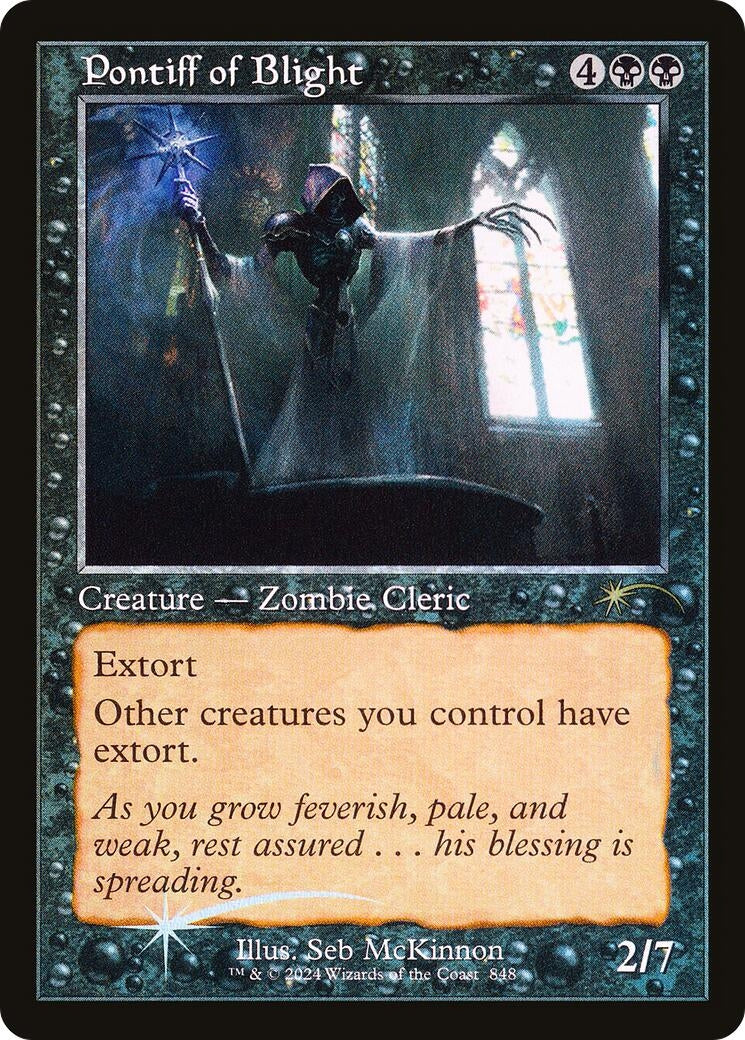Image for Pontiff of Blight (Retro Frame) (848) - Magic: The Gathering