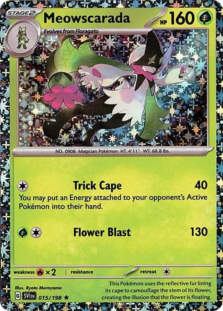 Image for Meowscarada - 015/198 (Sparkle Holo) (015/198) (MCAP) - Pokemon