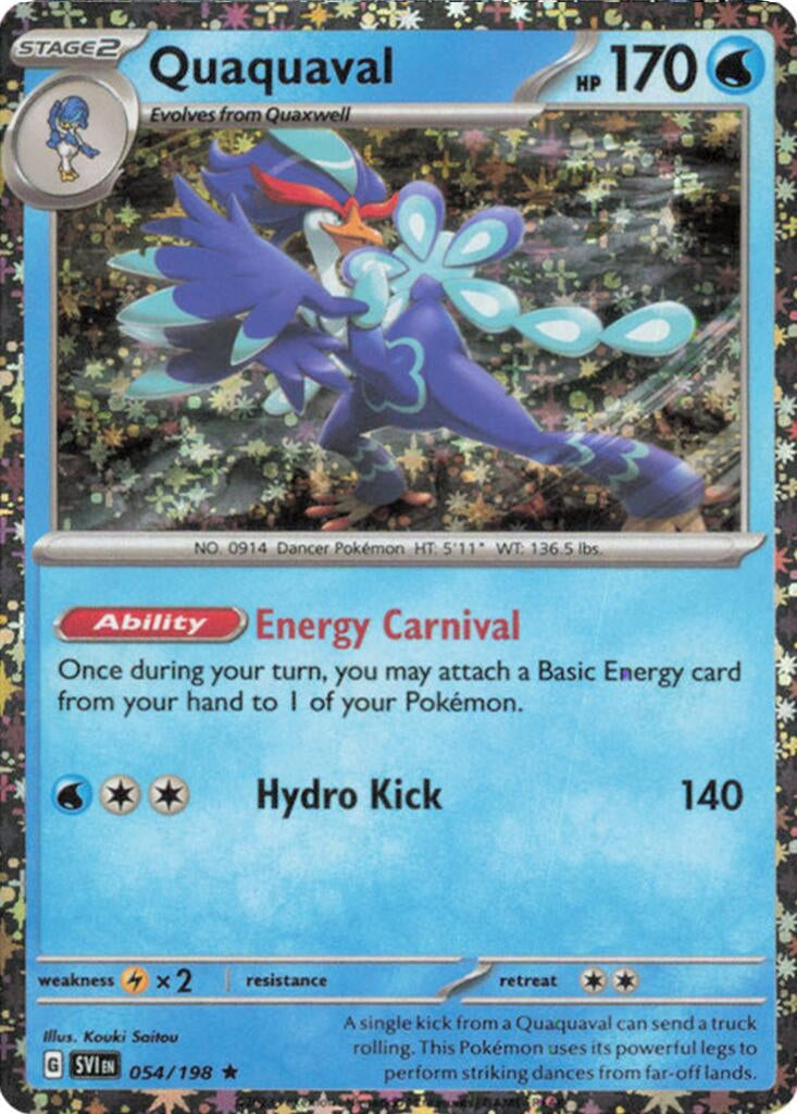 Image for Quaquaval - 054/198 (Sparkle Holo) (054/198) (MCAP) - Pokemon