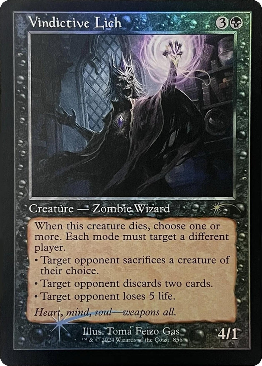 Image for Vindictive Lich (Retro Frame) (856) - Magic: The Gathering