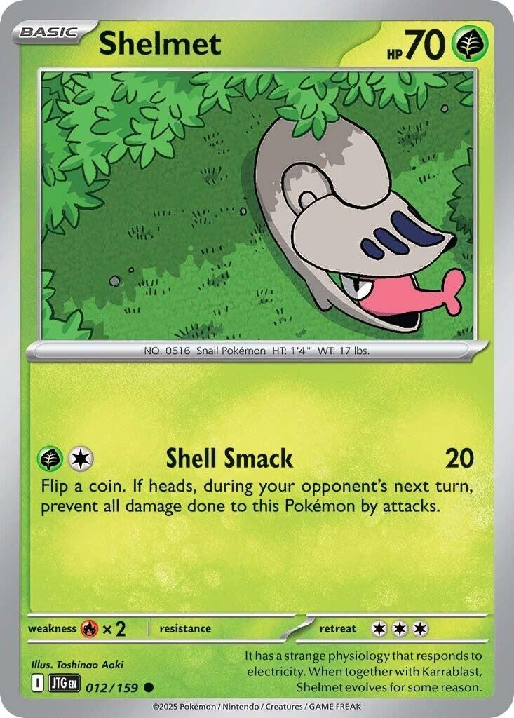 Image for Shelmet (012/159) (JTG) - Pokemon