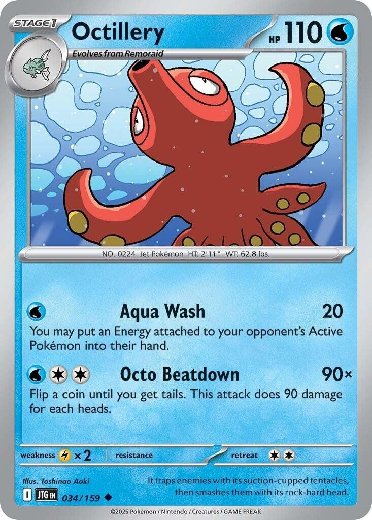 Image for Octillery (034/159) (JTG) - Pokemon