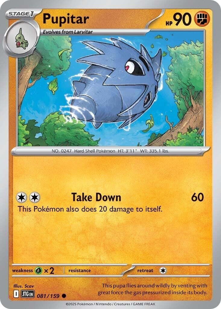 Image for Pupitar (081/159) (JTG) - Pokemon