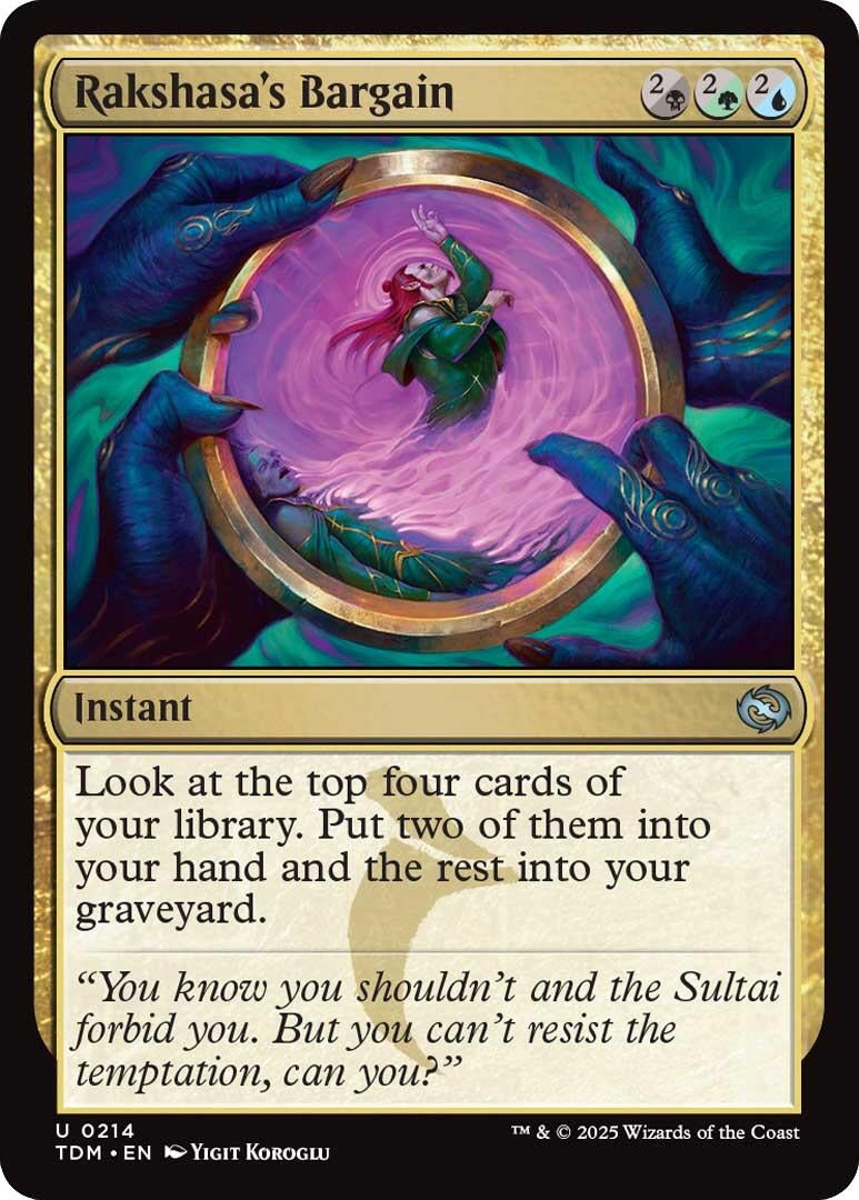 Image for Rakshasa's Bargain (214) - Magic: The Gathering