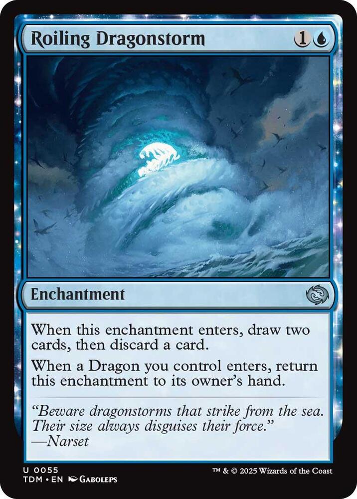 Image for Roiling Dragonstorm (55) - Magic: The Gathering