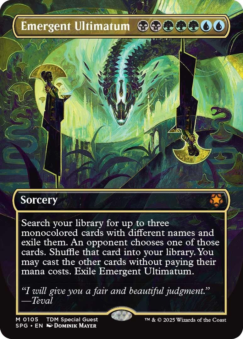 Image for Emergent Ultimatum (Borderless) (105) - Magic: The Gathering