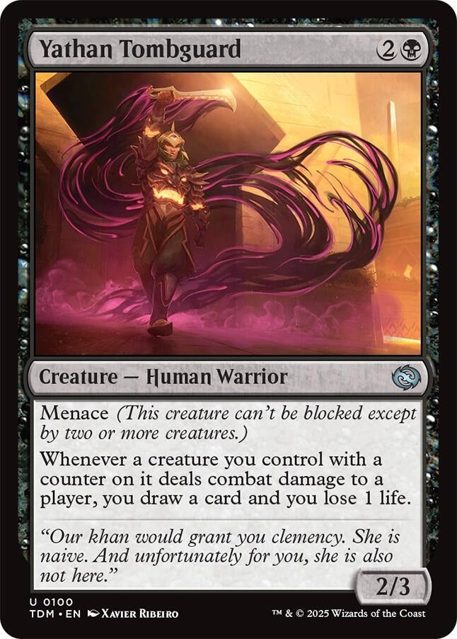 Image for Yathan Tombguard (100) - Magic: The Gathering