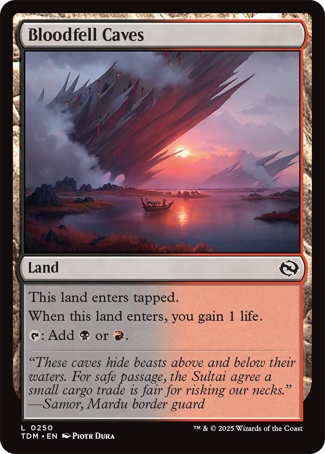 Image for Bloodfell Caves (250) - Magic: The Gathering