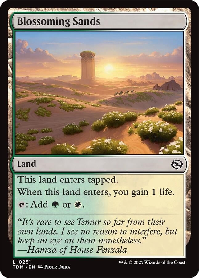 Image for Blossoming Sands (251) - Magic: The Gathering