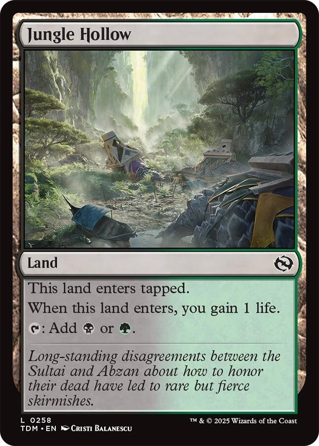 Image for Jungle Hollow (258) - Magic: The Gathering