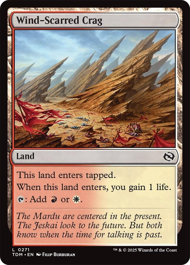 Image for Wind-Scarred Crag (271) - Magic: The Gathering