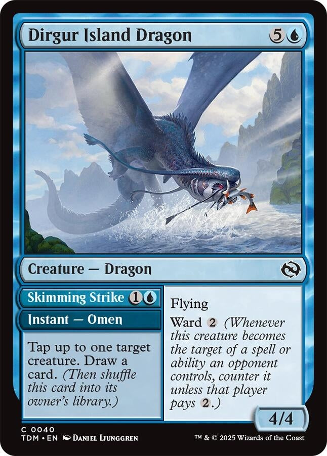 Image for Dirgur Island Dragon (40) - Magic: The Gathering