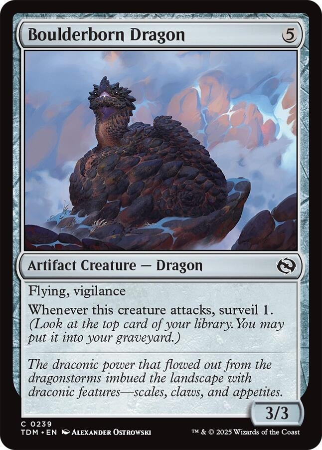 Image for Boulderborn Dragon (239) - Magic: The Gathering