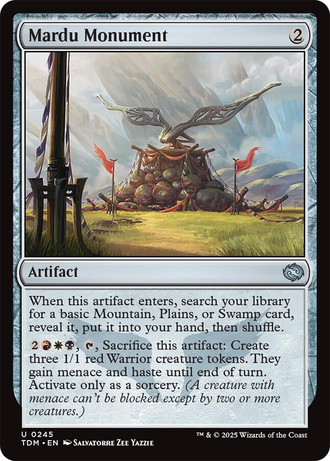 Image for Mardu Monument (245) - Magic: The Gathering
