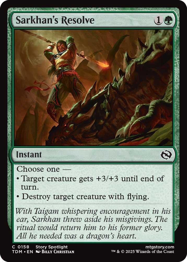 Sarkhan's Resolve (158)