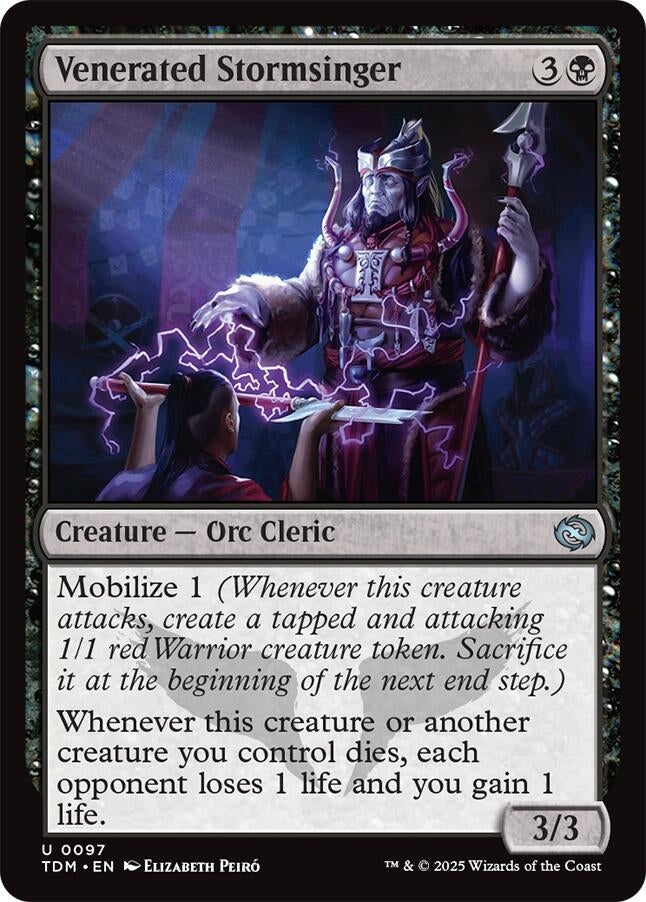 Image for Venerated Stormsinger (97) - Magic: The Gathering