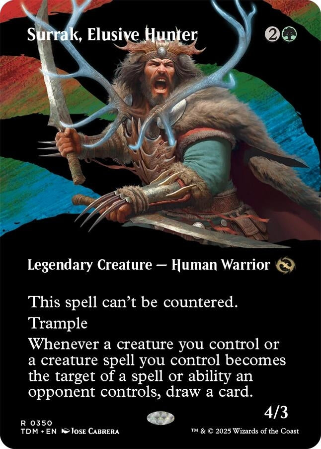 Image for Surrak, Elusive Hunter (Borderless) (350) - Magic: The Gathering