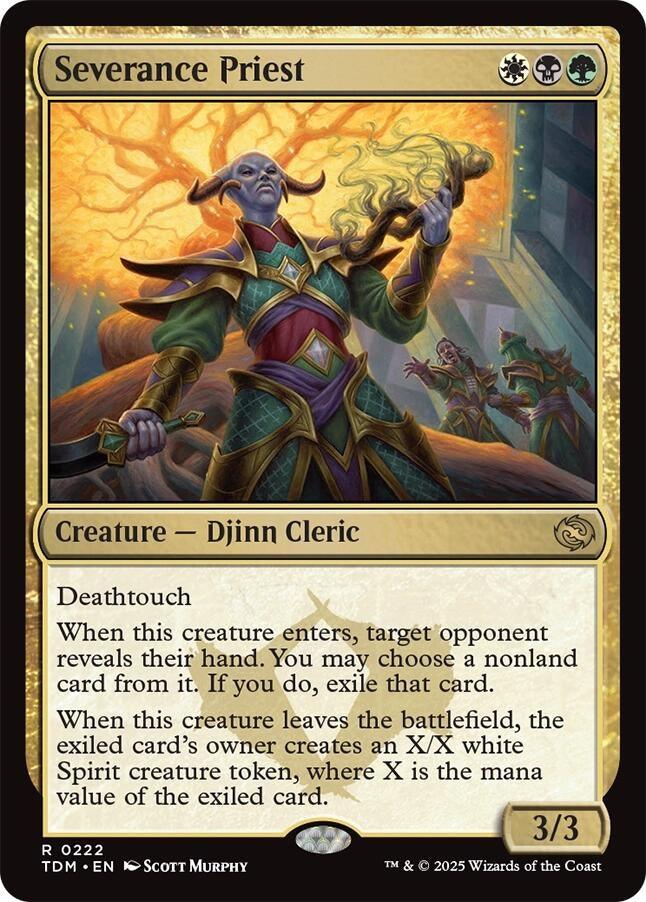 Image for Severance Priest (222) - Magic: The Gathering