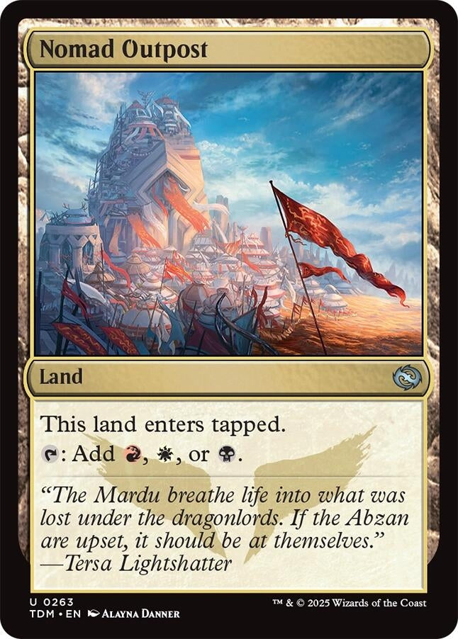 Image for Nomad Outpost (263) - Magic: The Gathering