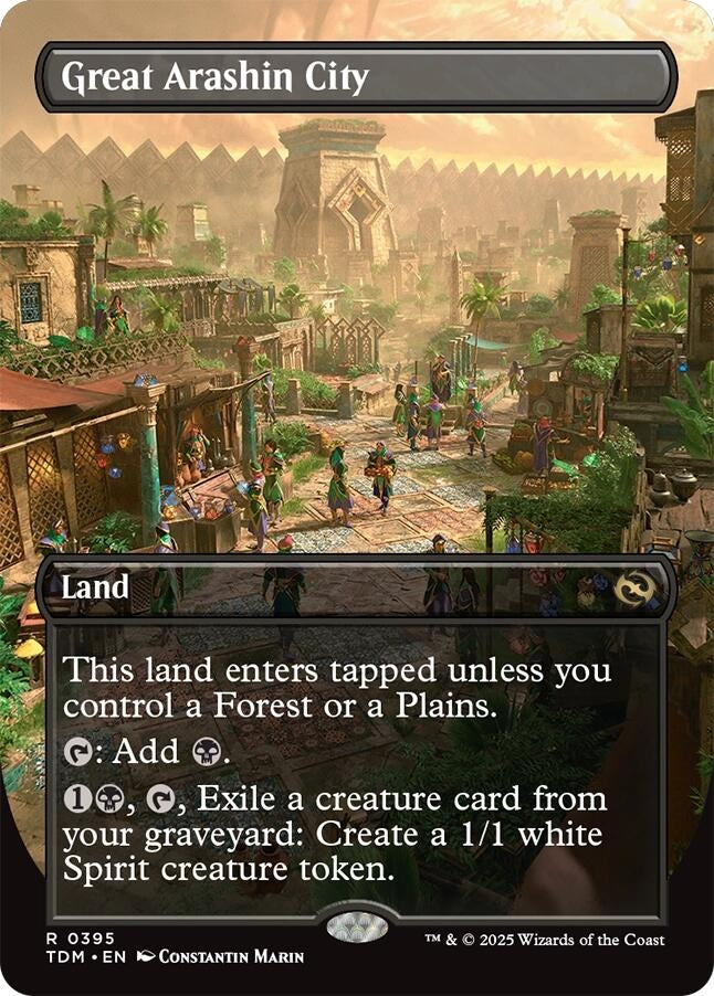 Image for Great Arashin City (Borderless) (395) - Magic: The Gathering