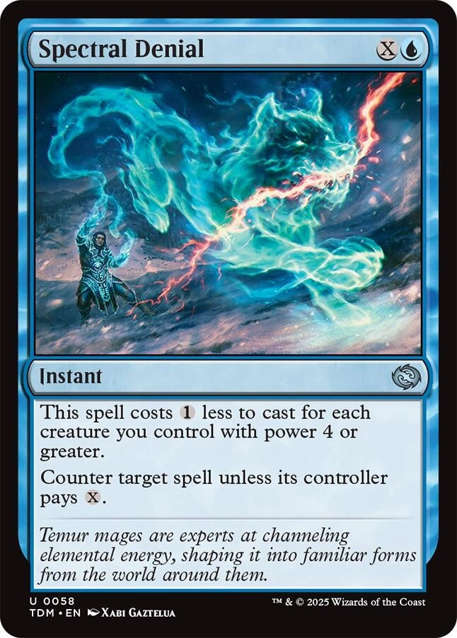 Image for Spectral Denial (58) - Magic: The Gathering