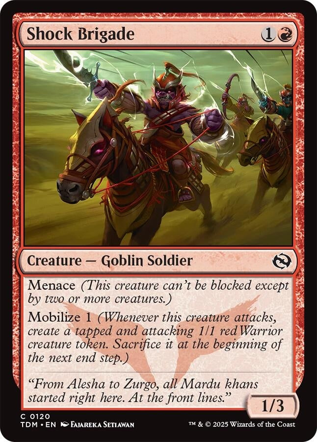 Image for Shock Brigade (120) - Magic: The Gathering