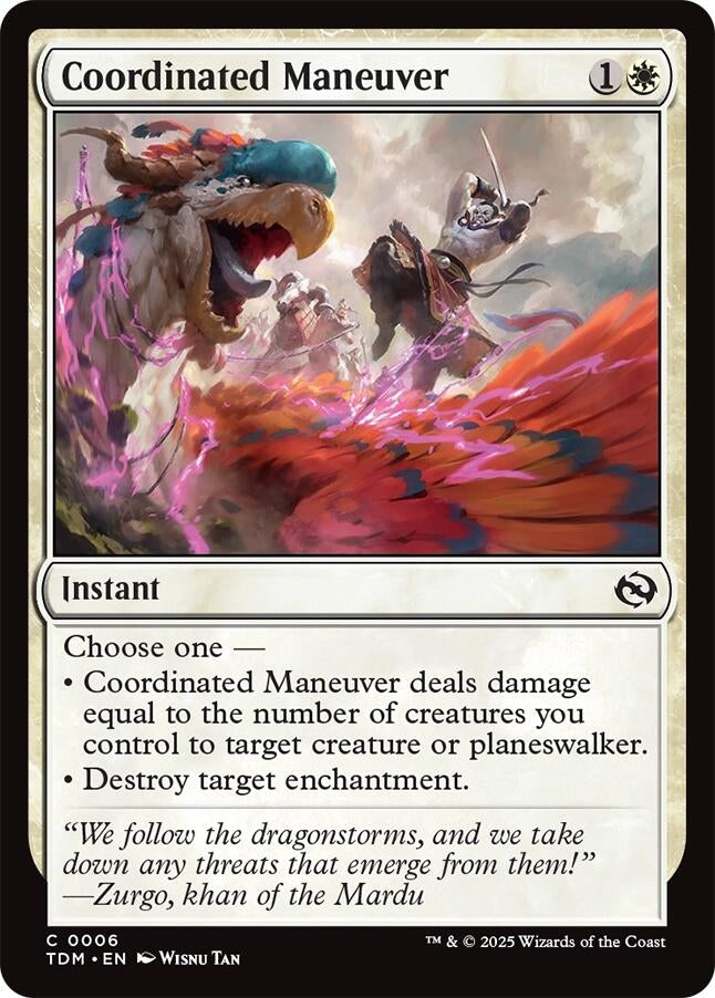 Image for Coordinated Maneuver (6) - Magic: The Gathering