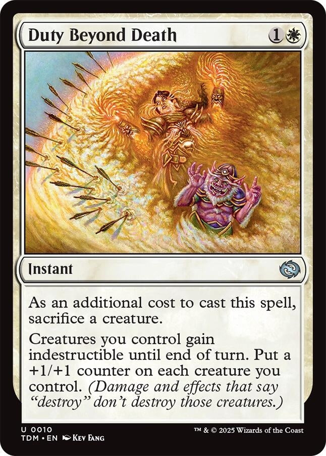 Image for Duty Beyond Death (10) - Magic: The Gathering