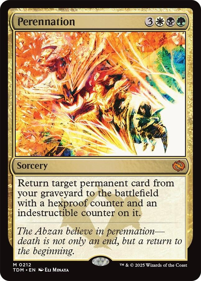 Image for Perennation (212) - Magic: The Gathering