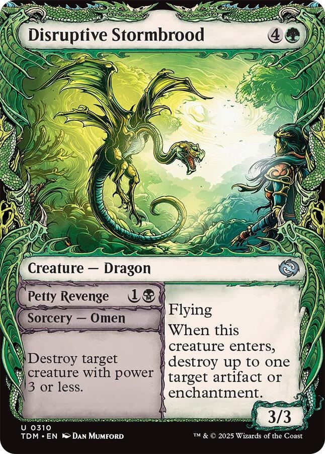 Image for Disruptive Stormbrood (Showcase) (310) - Magic: The Gathering