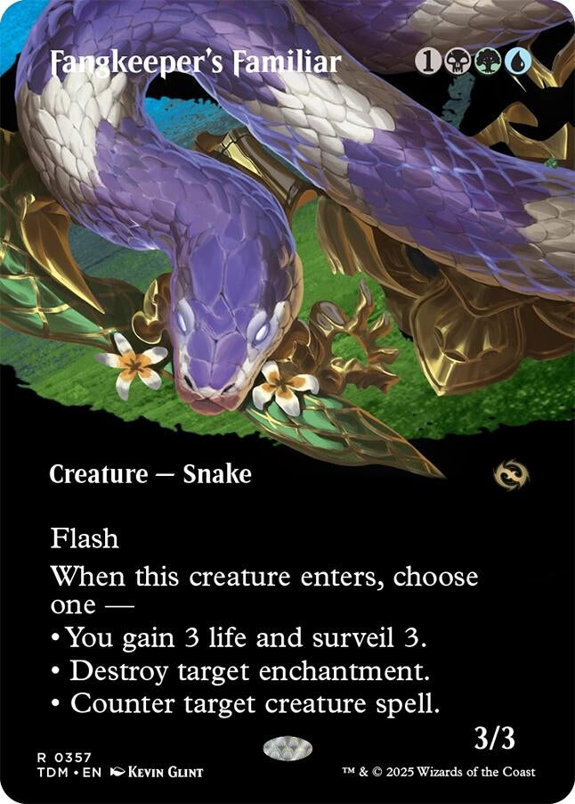 Image for Fangkeeper's Familiar (Borderless) (357) - Magic: The Gathering