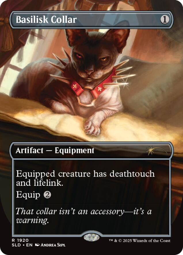 Image for Basilisk Collar (1920) (1920) (SLD) - Magic: The Gathering