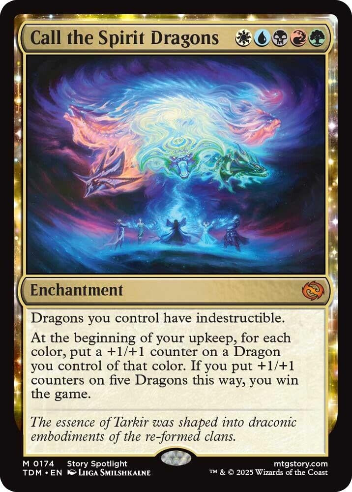 Image for Call the Spirit Dragons (174) (TDM) - Magic: The Gathering