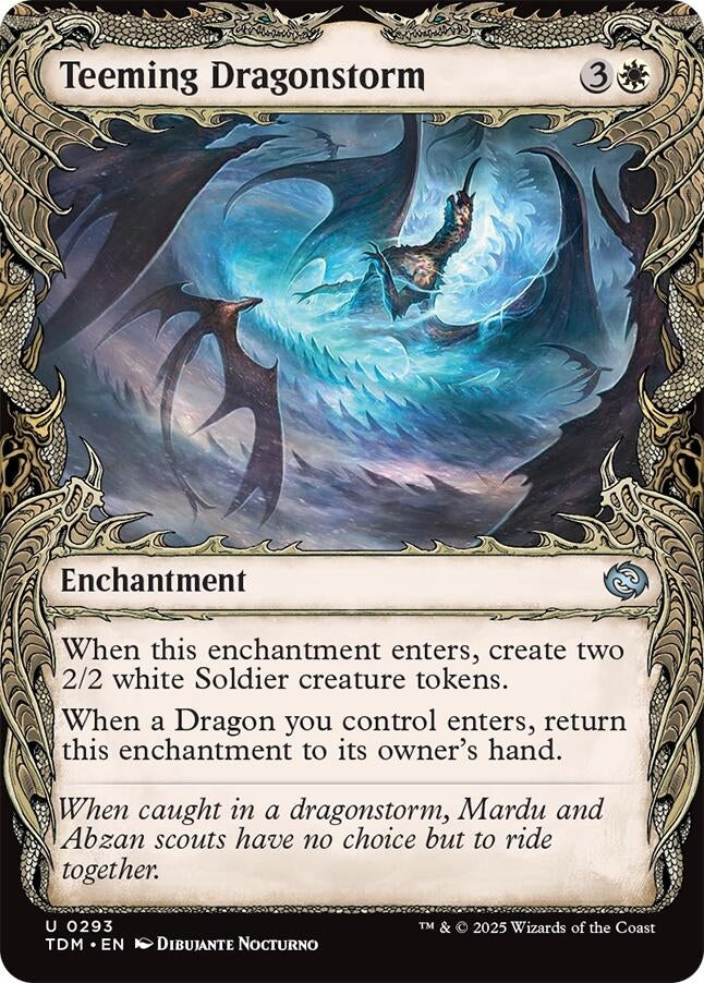 Image for Teeming Dragonstorm (Showcase) (293) - Magic: The Gathering