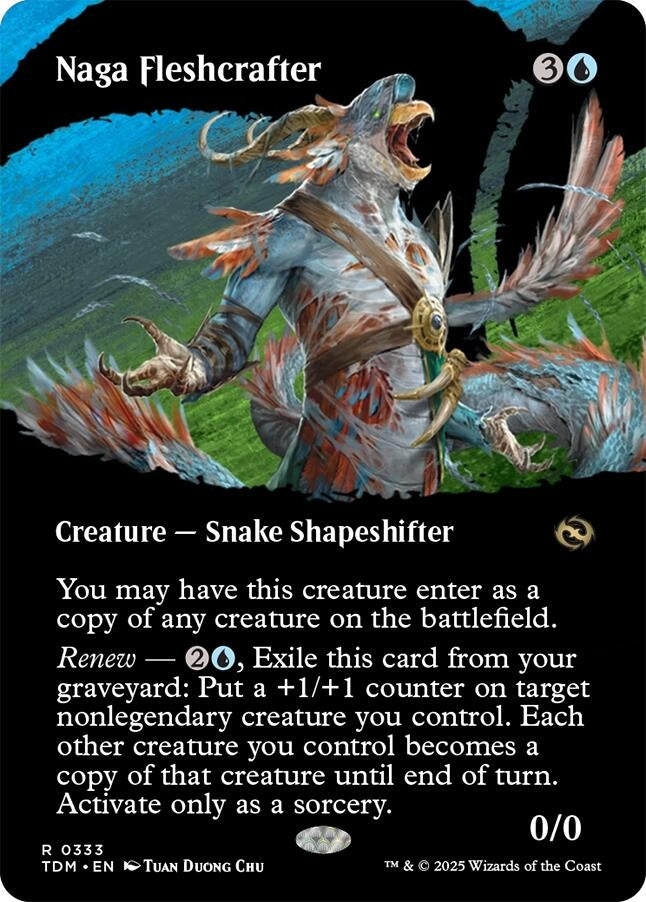Image for Naga Fleshcrafter (Borderless) (333) - Magic: The Gathering